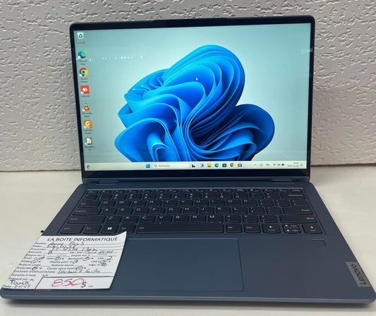 Laptop Lenovo Flex 5 14 pouces Intel Iris XE i7-1255u 1.7ghz 8Go SSD 512Go NvME