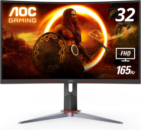 [NEUF] Moniteur Gaming 32po Incurvé AOC C32G2 165Hz 32in Curved Gaming Monitor