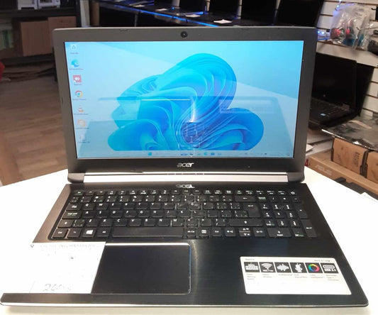 Laptop Acer Aspire A515-51 i3-8130U 2,2GHz 12Go SSD 480Go UHD 620 15,6po HDMI garantie 6 mois + tx
