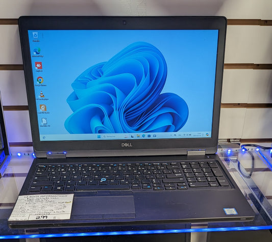 Laptop Dell Latitude 5580 1TB NVMe NEUF i5-7200U 16Go 15,6po HDMI garantie 6 mois + tx