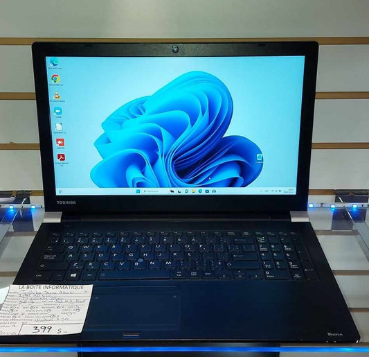Laptop Toshiba Tecra A50-C SSD NEUF 512Go M.2 i7-6600U 2,8GHz 16Go 15,6po HDMI garantie 6 moix + tx
