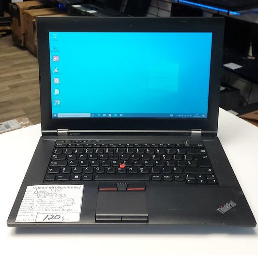 Laptop Lenovo ThinkPad L430 i5-3210M 2,5Ghz 8Go Ram SSD 240Go garantie 6 mois + tx