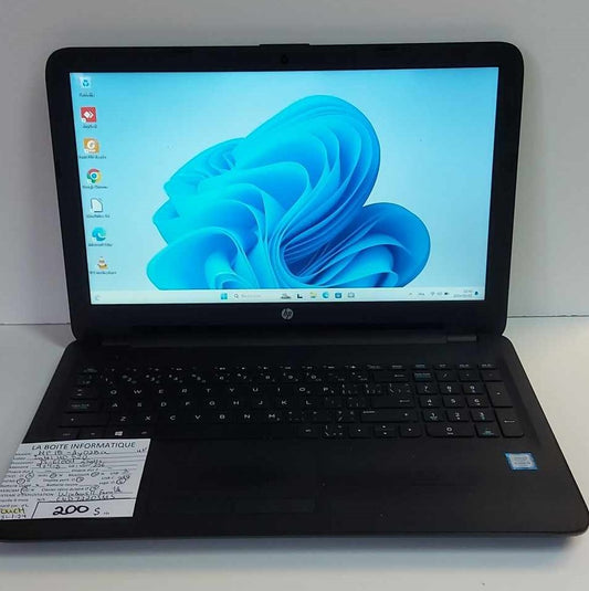 Laptop HP 15 Ay028ca Touch Screen i3-6100U 2,3GHz 8Go SSD 256Go 15,6po HDMI garantie 6 mois + tx