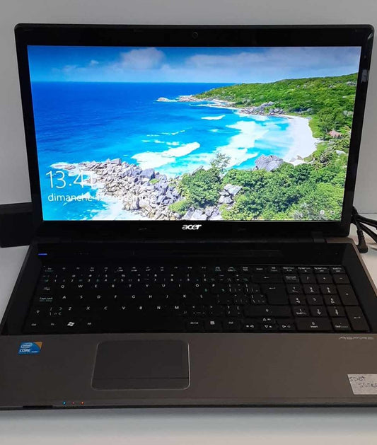 Laptop Acer Aspire 7745 i3-M350 2,27GHz 8Go SSD 256Go 17,3po HDMI garantie 6 mois + tx