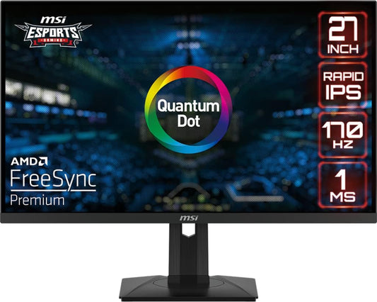 Moniteur de jeu MSI Quantum DOT 27po 1440p 170 Hz Gaming Monitor