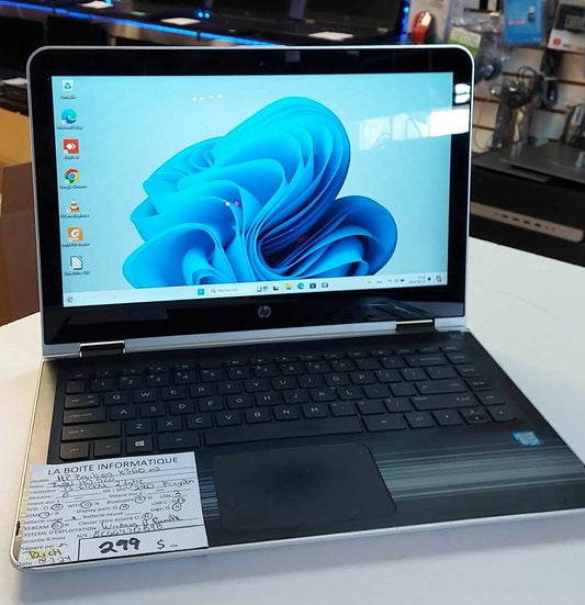 Laptop HP Pavilion x360 Touch Screen i3-6100U 2,3GHz 6Go SSD 240Go 14po HDMI garantie 6 mois + tx