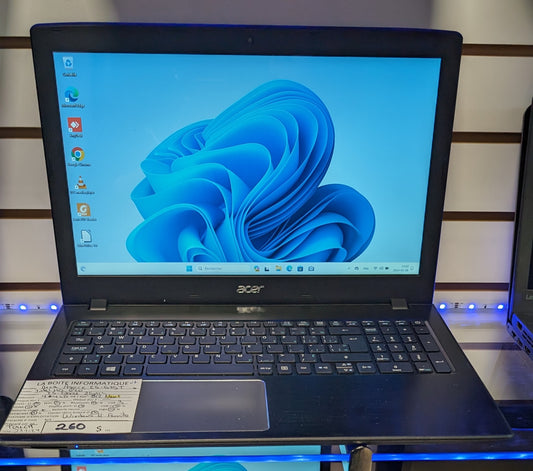 Laptop Acer Aspire E5-575T SSD NEUF 512Go i5-7200u 2,5ghz 8Go 15,6po HDMI garantie 6 mois + tx