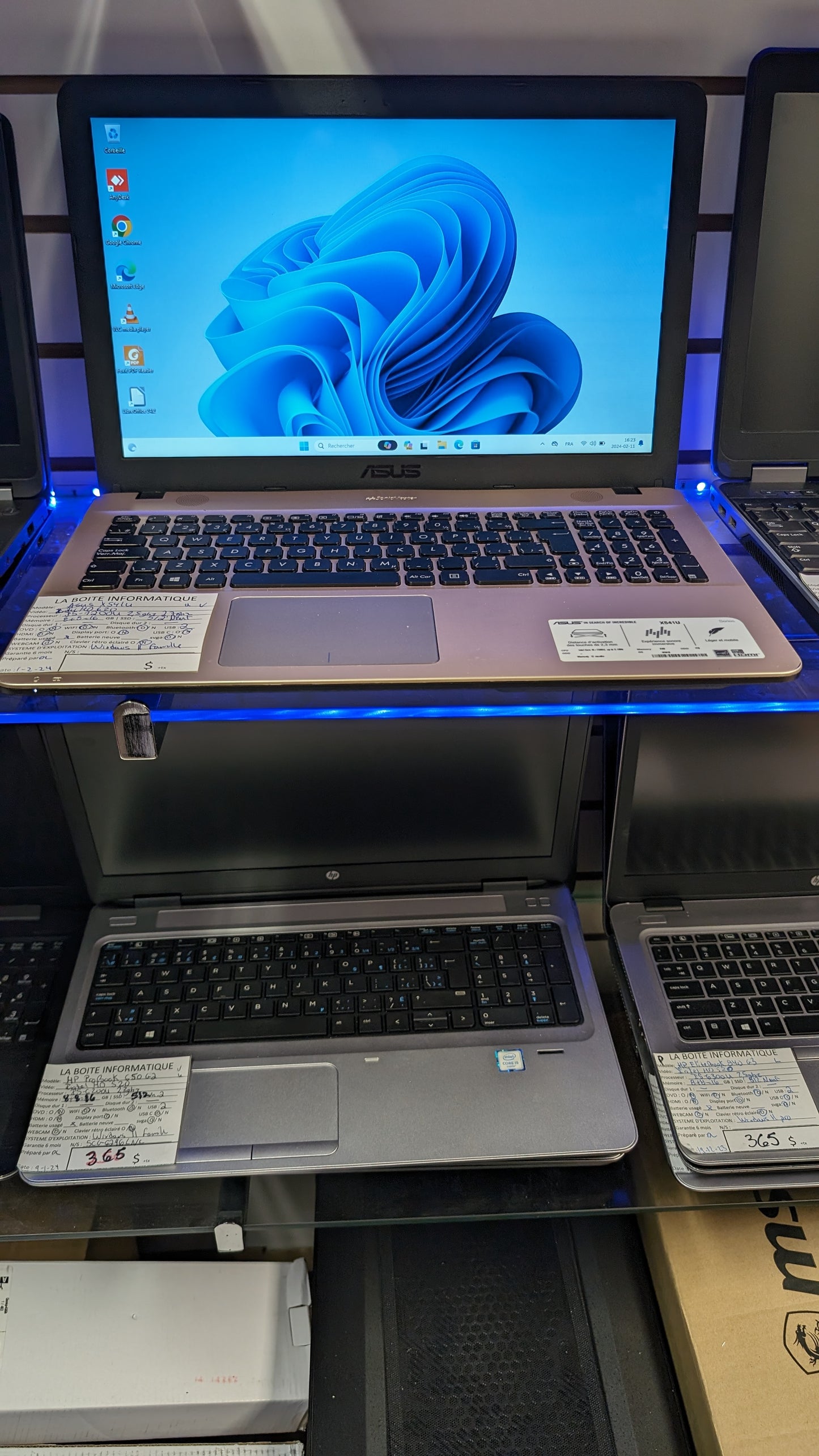 Laptop Asus X541U SSD NEUF 512Go i5-7200U 16Go 15,6po HDMI garantie 6 mois + tx