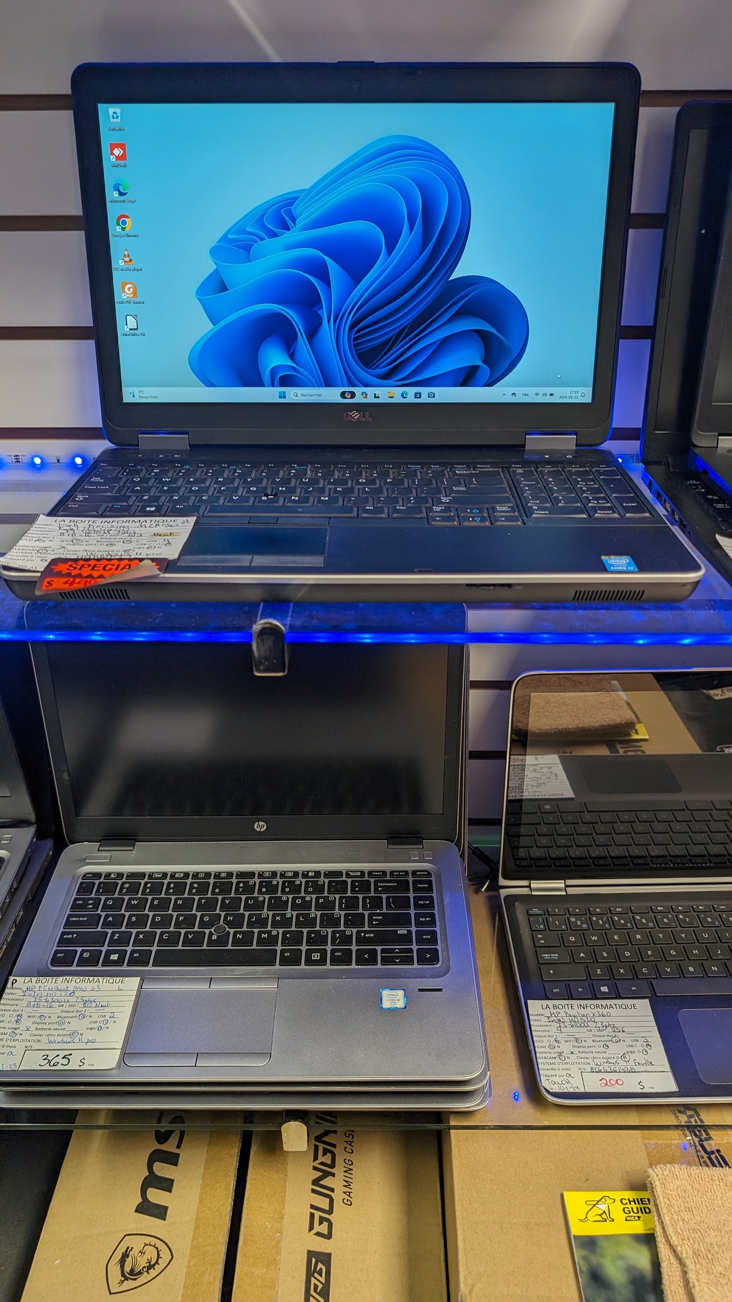 Laptop Dell Precision M2800 SSD NEUF 512Go i7-4610M 16Go 15,6po garantie 6 mois + tx