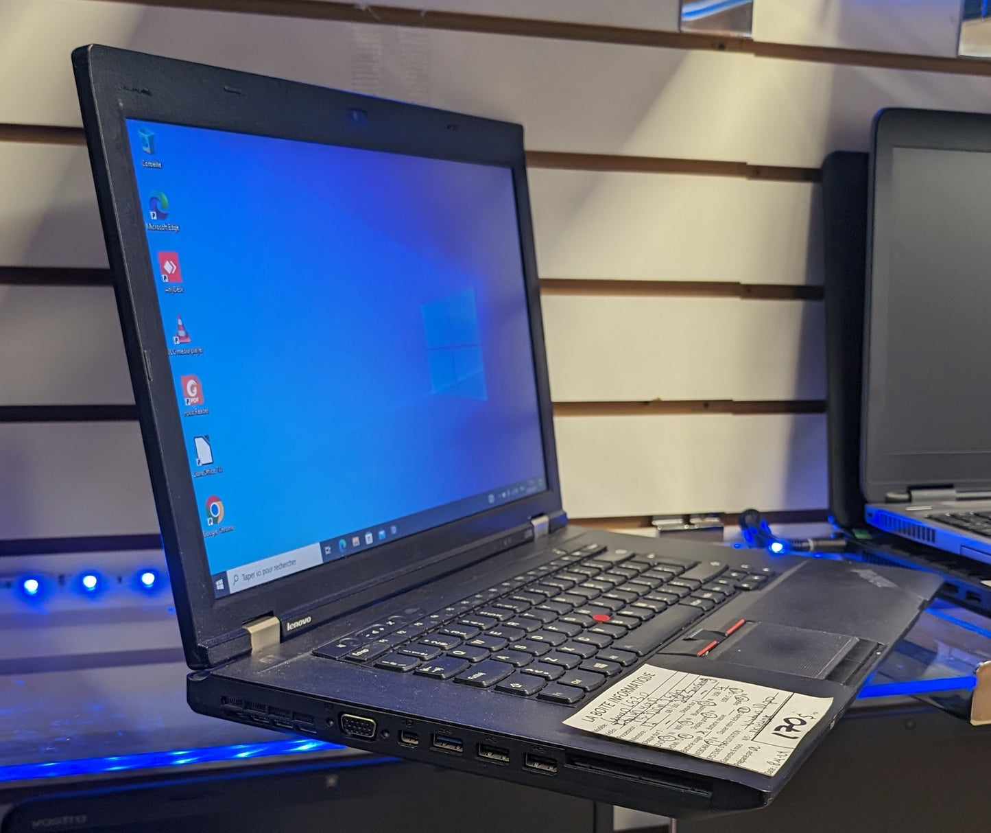 Laptop Lenovo ThinkPad L530 15,6po i5-3210M 12Go Ram SSD 256Go garantie 6 mois + tx